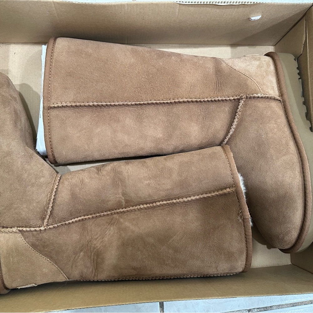 Tall Chestnut Uggs Brand New